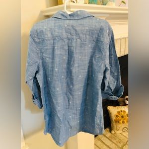 Cat and Jack boys button down, long sleeved shirt